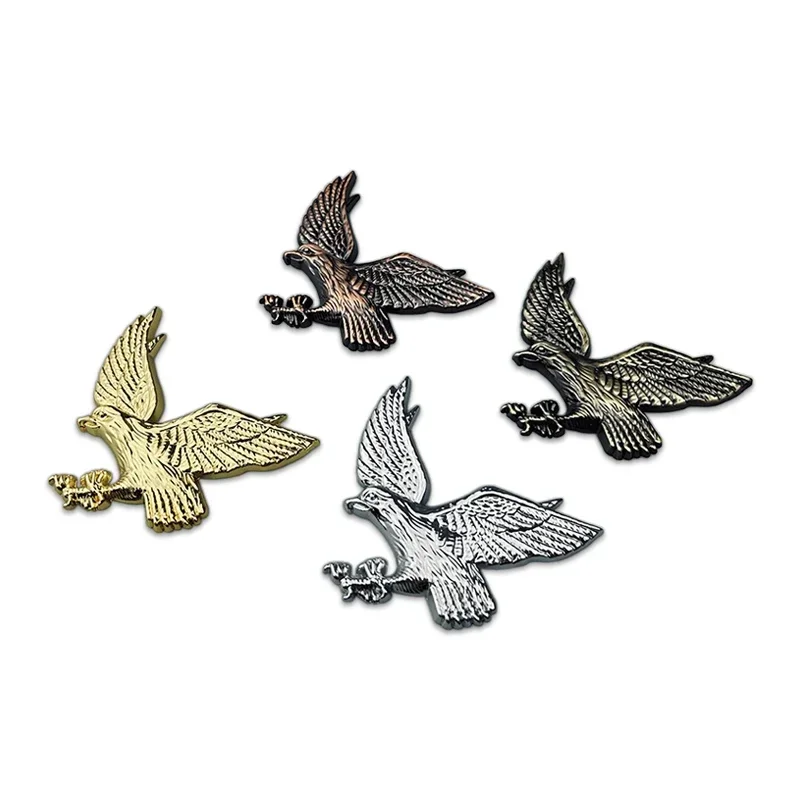 Metal Eagle Car Rear Emblem Sticker Auto Body Trunk Badge for Mazda BMW HONDA FORD Subaru Suzuki KIA Mitsubishi Peugeot