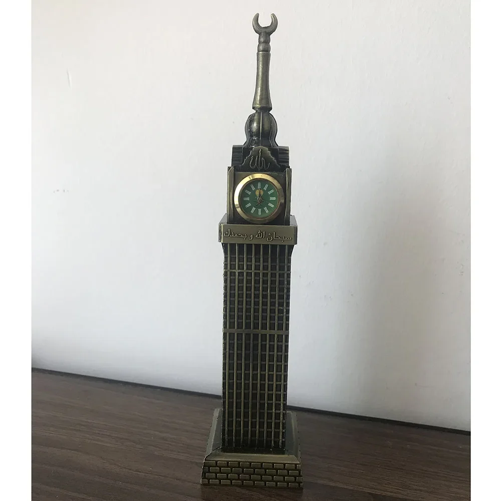 MiniatureGift Khalifa Tower Mecca Clock Big Ben Empire Building Merlion Pisa Tower Kremlin Palace Arc of Triumph Rome Colossuem