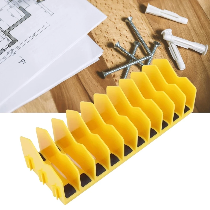 Plier Storage Rack Cutter Hammer Tool dengan 10 Slot untuk Garage Gunakan D2rd