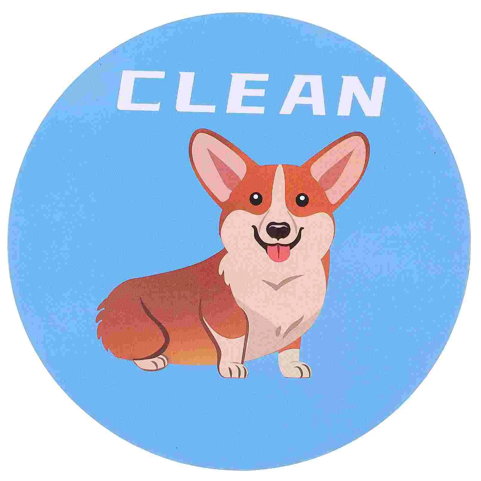 Dishwasher Cleaning Stickers Magnet Dirty Sign Indicator Funny Magnets for Home Necessities Necessity