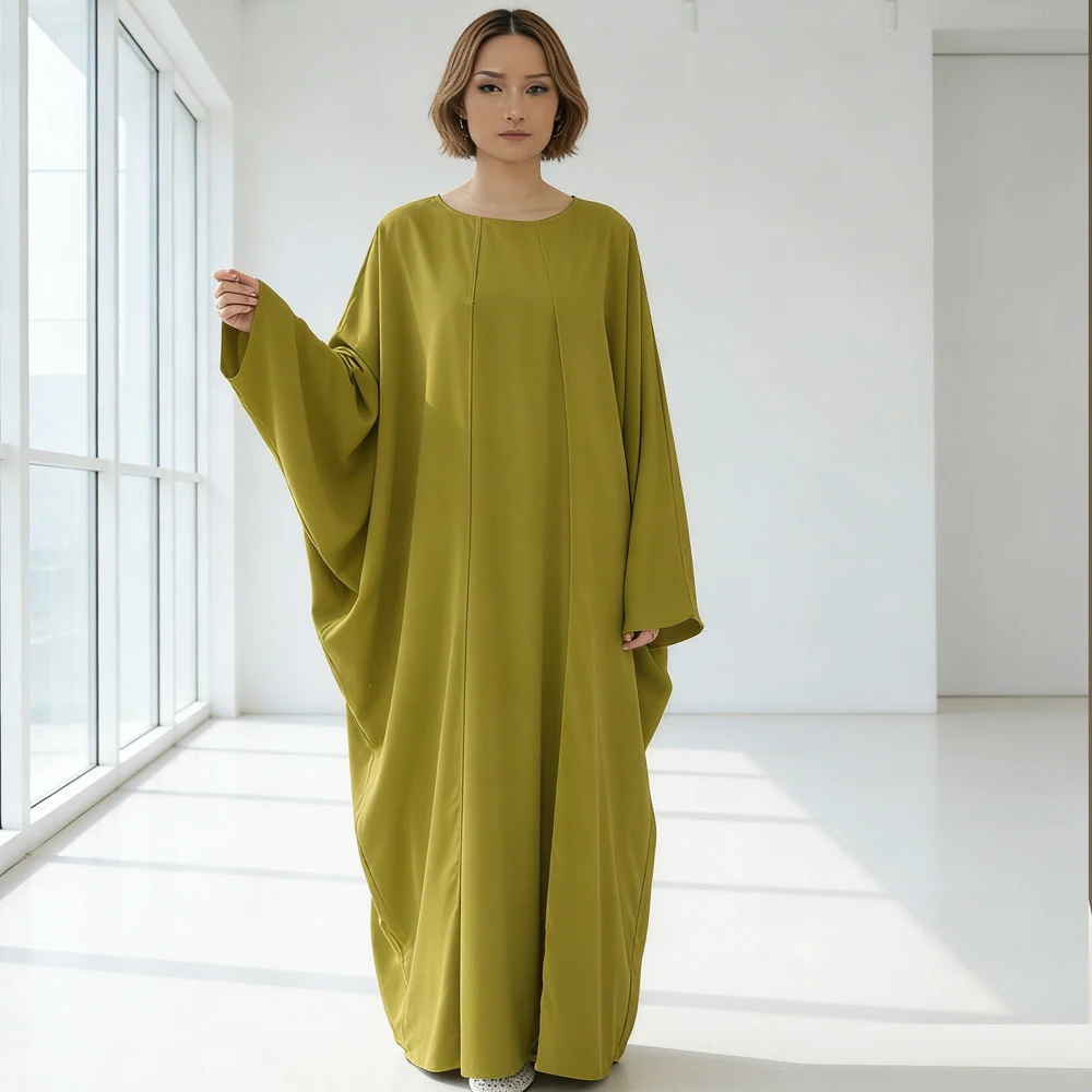 

Женское мусульманское платье для Рамадана и Ид: Джеллаба, Кимоно, Джалабия, Абайя, Кафтан, Исламская одежда, Дубай, Турция, Платье-роба, Вестидос