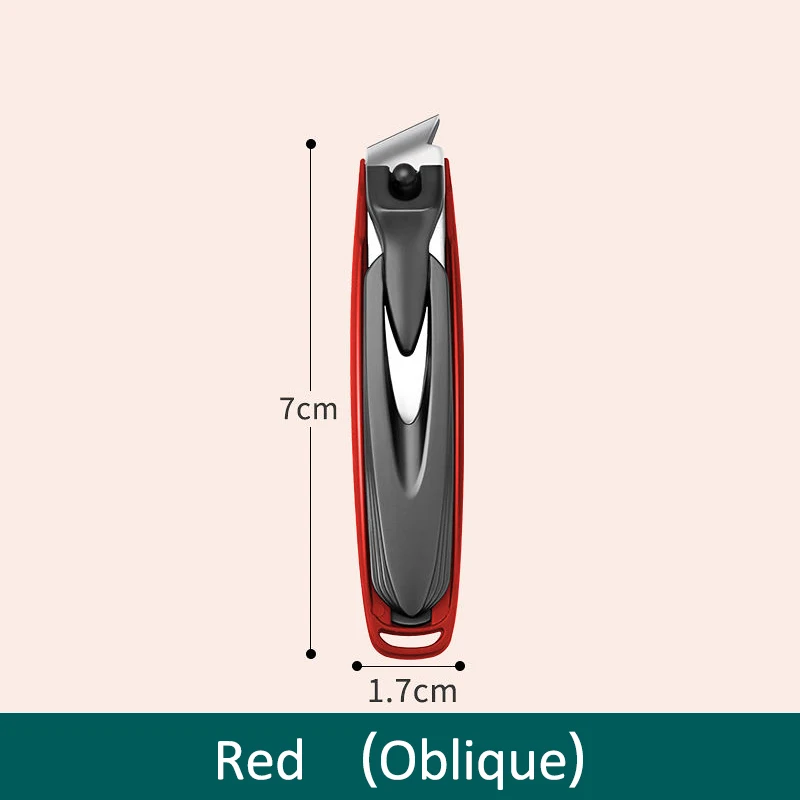 Kleurrijke nagelknipper Anti-splash nagelknipper Afneembaar ontwerp Vingernagelknipper Roestvrij staal manicure nagelgereedschap