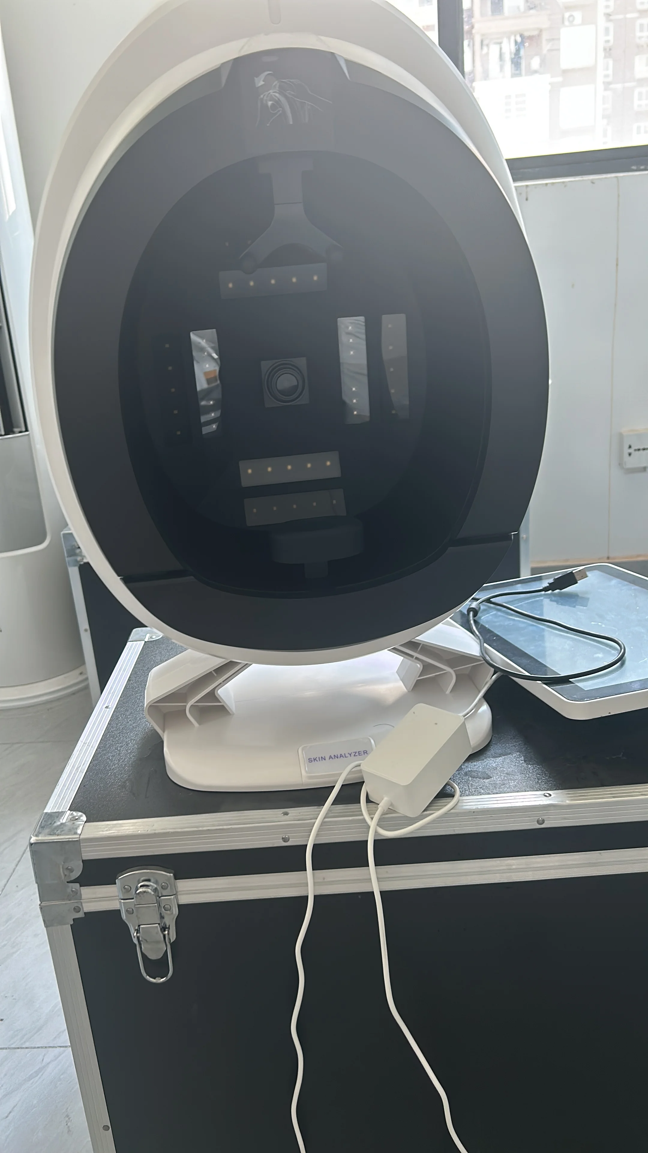 Myoslim O1 3D AI Analizator Skóry Twarzy Wykrywanie Problemów Skórnych Diagnostyka 8 Spektrów Profesjonalna Analiza Sprzęt do Salonów Kosmetycznych