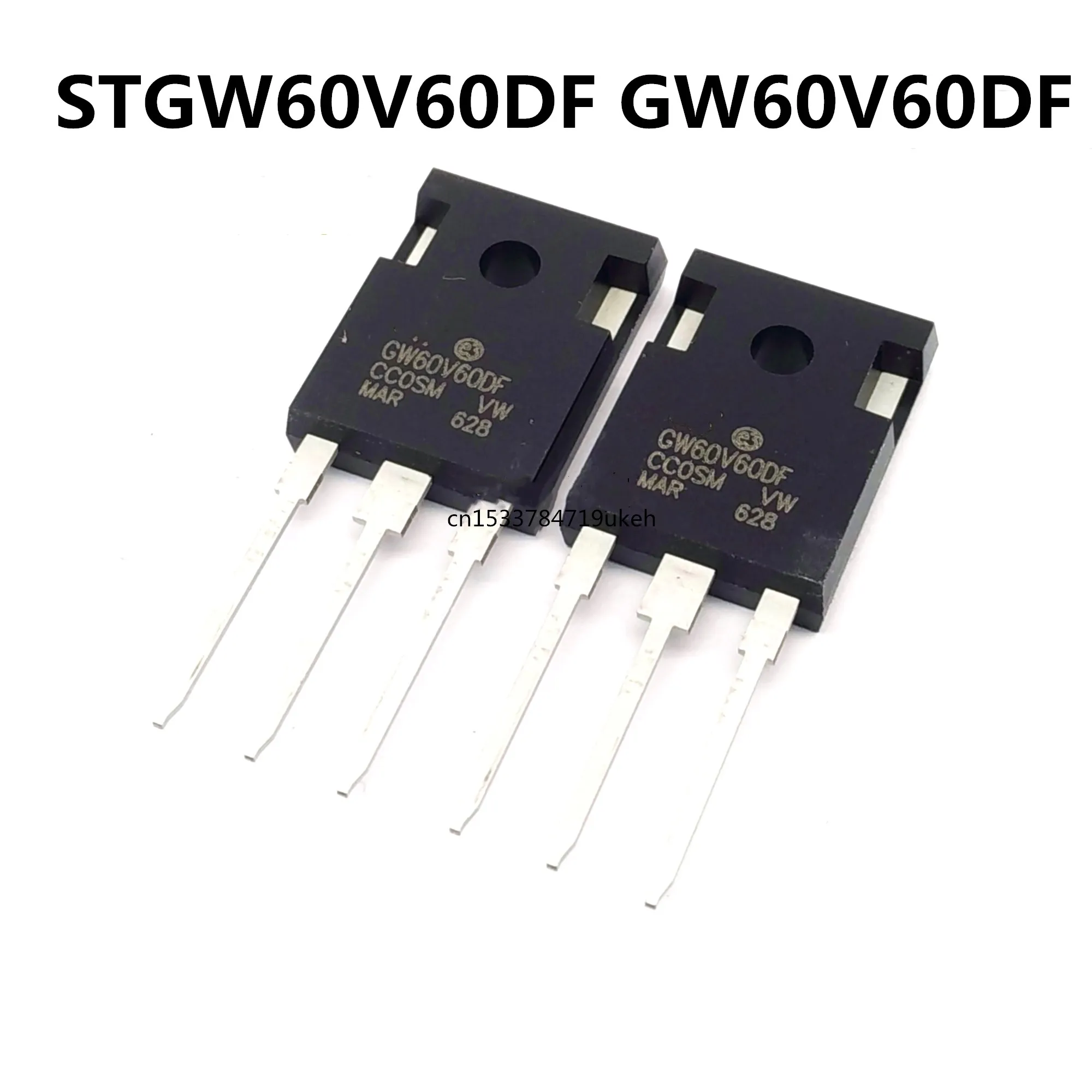 Original 2pcs/ STGW60V60DF GW60V60DF  TO-247 IGBT 600V 60A