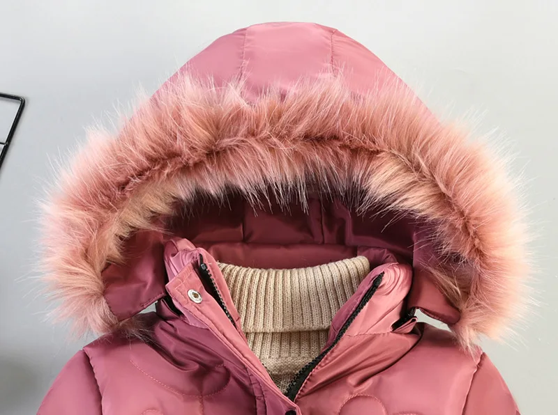 Autumn Winter Girls Jacket Keep Warm Hooded Windproof Outerwear Birthday Christmas Girls Coat 4 5 6 7 8 9 10 Years Kids Clothes