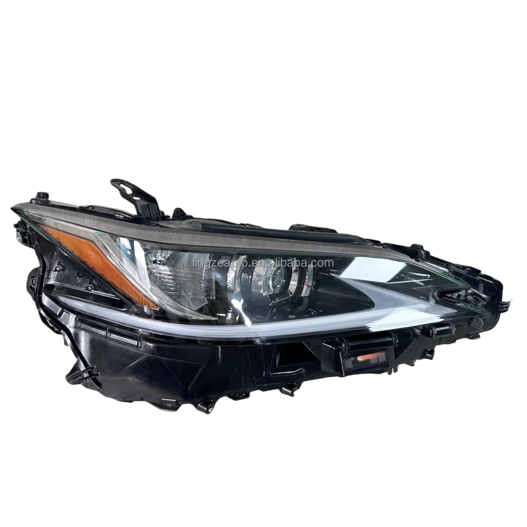 

Fit for Lexus ES Headlight 2018-2024 ES Lexus Headlamp Assembly Lexus Square Lens Xenon Headlights Low-configuration Replacement