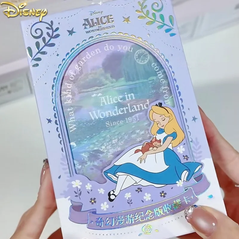 

Genuine Card.Fun‌ Disney Series Alice In Wonderland Collectible Cards Anime Peripheral Anime Character Cards Birthday Gifts