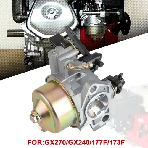 Imagen 2 del producto Kit de reemplazo de carburador de motor de Gas Gx270 Gx240 173F 177F carburador recortador japonés para Honda junta de tubo de combustible accesorio de motor de coche