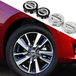 4pcs 56/60mm Car Wheel Center Stickers Hub Cap Decal For Nissan Nismo Tiida Teana GTR 350Z 370Z 240SX Juke Note Versa Almera