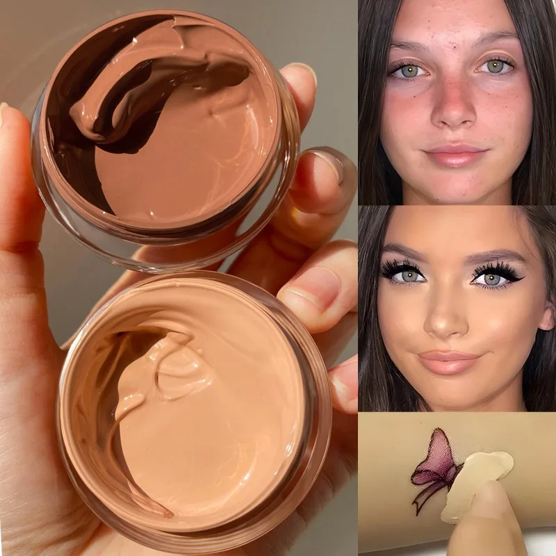 Mehrfarbiger Concealer, Augenringe bedeckend, Gesichtsunreinheiten, wasserdicht und schweißfest, langanhaltender natürlicher Concealer