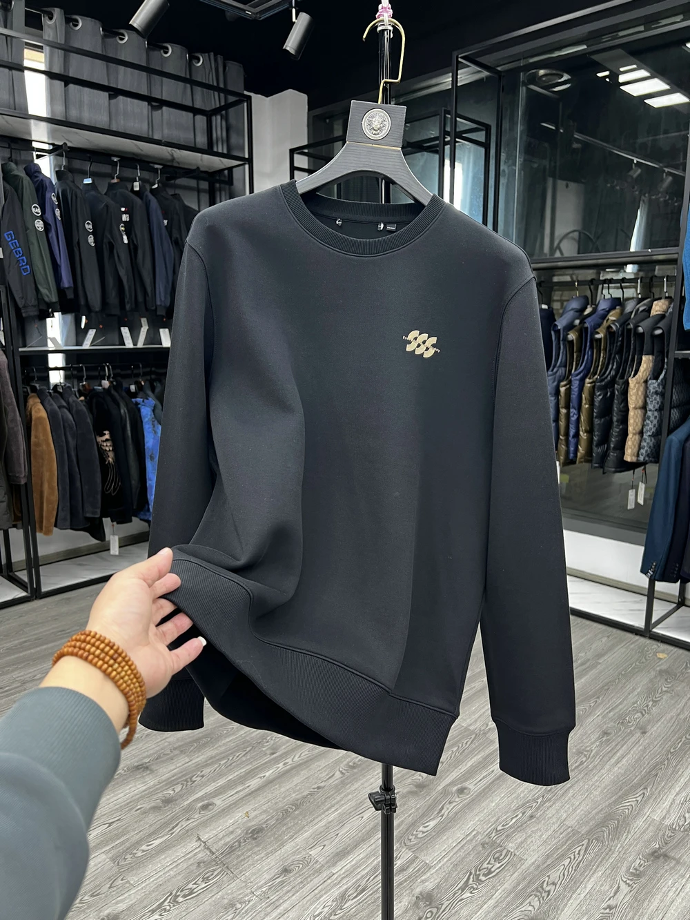 

Men's Long Sve Crew Ne Sweatirt Soft Skin-friendly Cool Feeling Base Layer irt Spring Faion Print Casual Wear