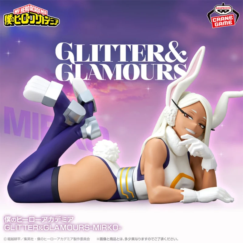 En stock BANDAI Original BANPRESTO GLITTER & GLAMOURS-MIRKO PVC 17CM figura de acción Anime modelo colecciones adornos juguete para regalo