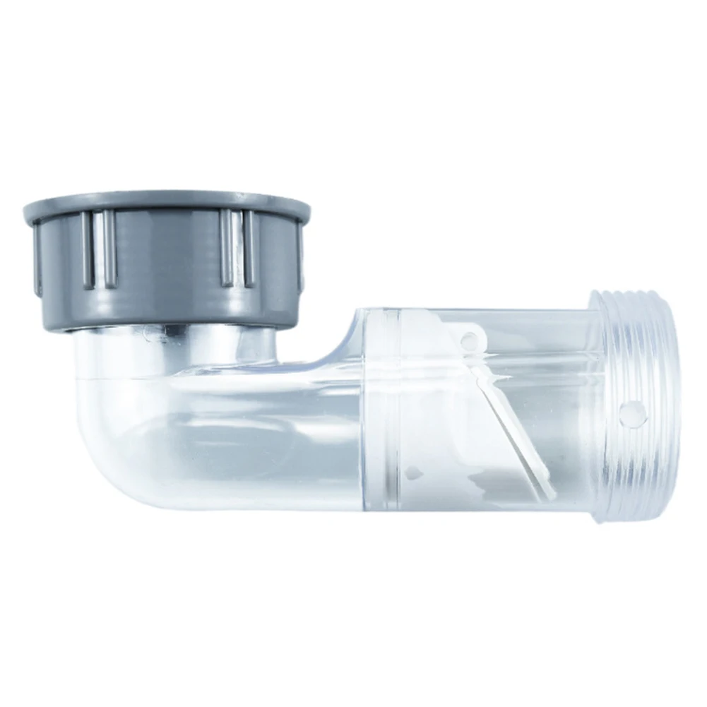 Bathroom Setup 45mm Anti-odor Check Valve Bathroom Valve Sturdy Construction Sturdy Design Bending Head Design