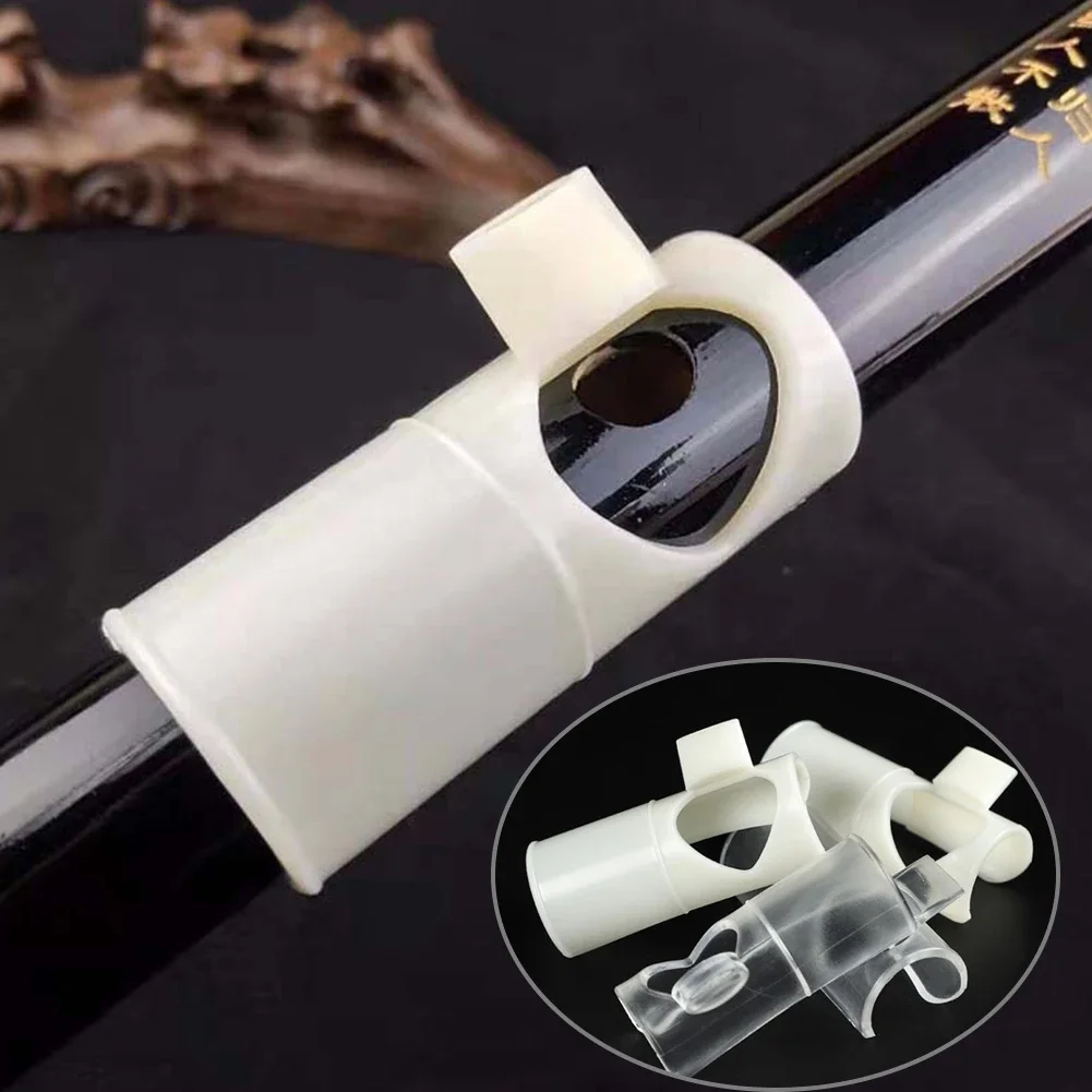 Flute Blowing Aid Mouthpiece Whistle Bamboo Easy To Blow Flute Blower Mouthpiece Plastic Pratical High Quality