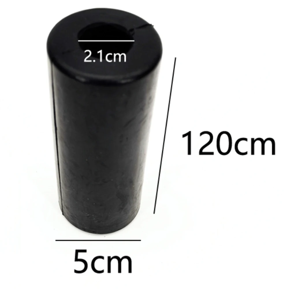 2x Rubber Sleeves 20mm for Weight Stack Guide Rods Shock Absorbing Noise Reduction Gym Equipment Replacement Parts