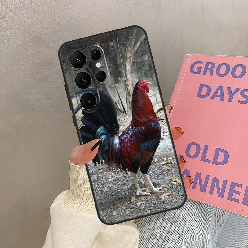 Cock Haan Kip Case Voor Samsung Galaxy S25 Ultra S20 S21 S22 S23 S24 Ultra S9 S10 Plus S25 FE Cover Coque
