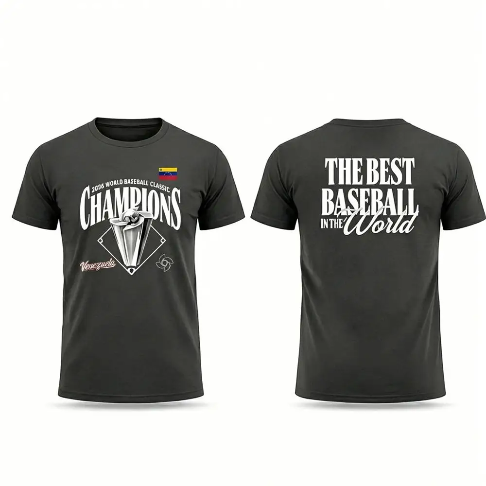 

Venezuelan Flag Print 2026 Baseball Commemorative T-shirt Summer Outdoor Breathable Quick-drying Tee Men's Women's Sports Tops