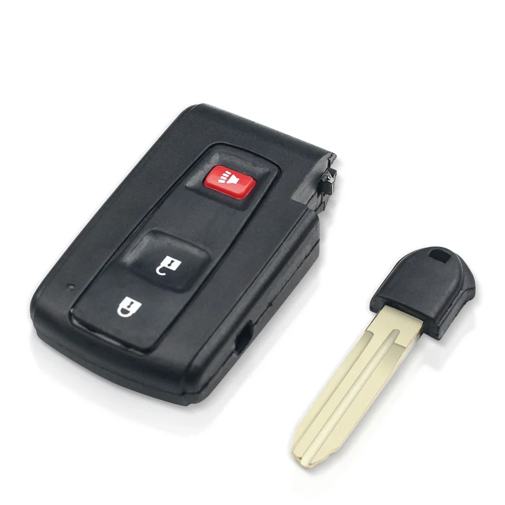 KEYYOU 2/3BTN Remote Key Case For Toyota Prius 2004 2005 2006 2007 2008 2009 Corolla Verso Camry Replacement Smart Car Key Shell