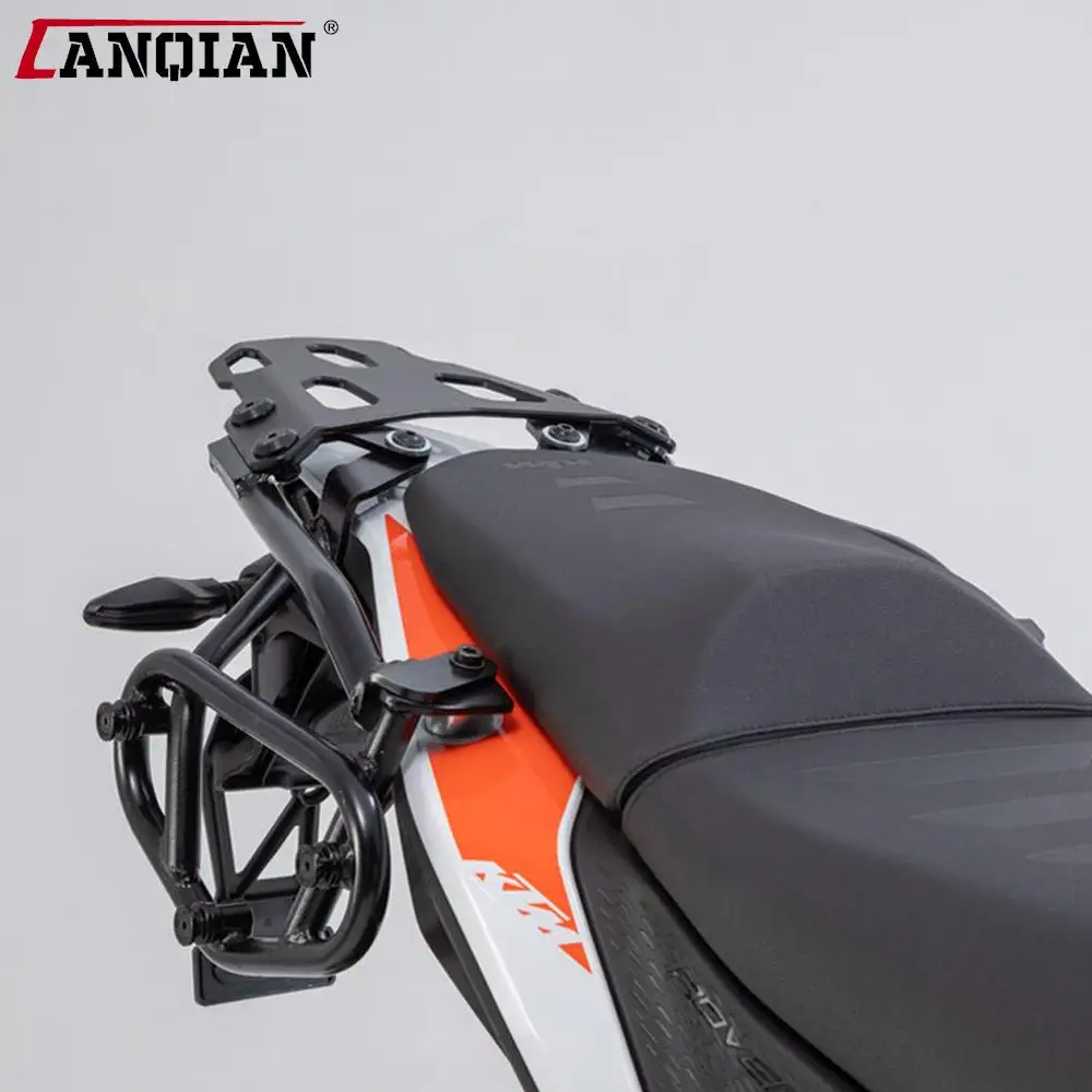 Motorcycle Rear Carrier Luggage Rack Tailbox Fixer Holder Cargo Bracket Tailrack Kit For 390 ADV Adventure 2019 2020 2021