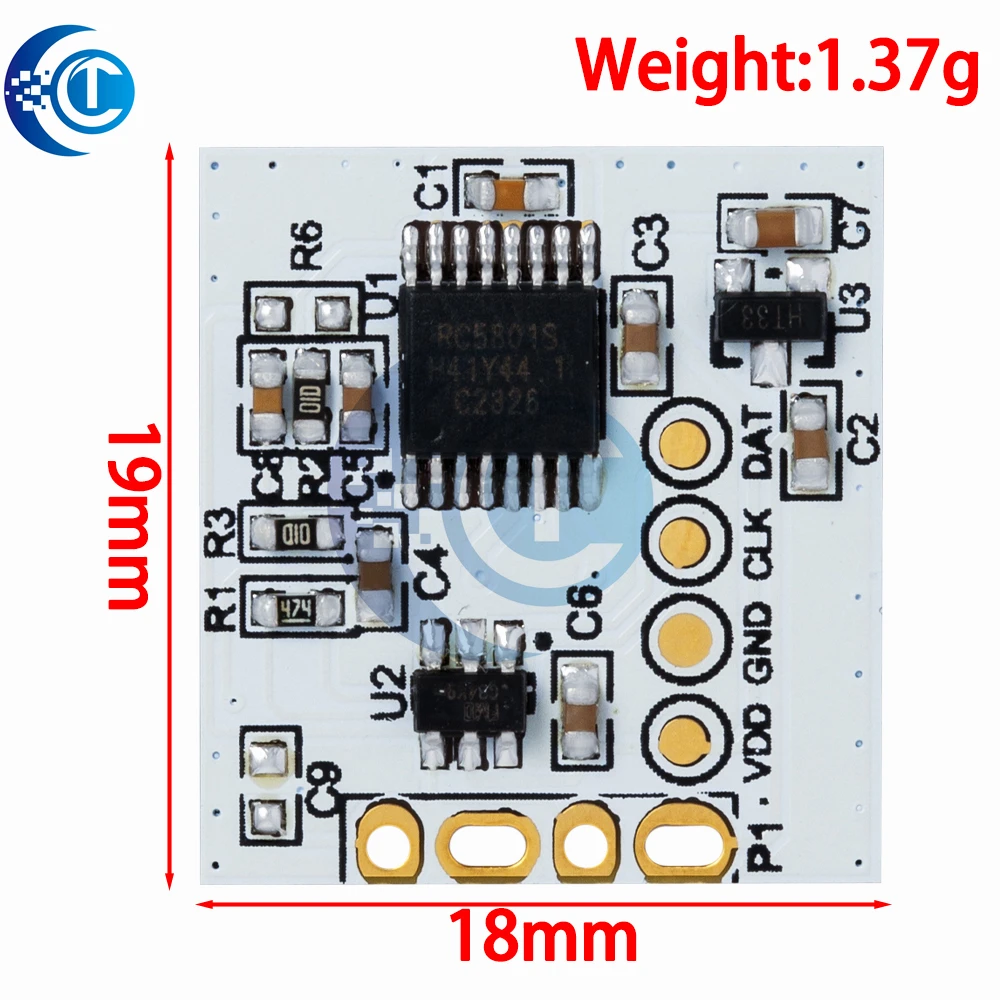 5.8GHz Radar Sensor Module: Ideal for Corridors, Staircases, Garages – Compatible with LED Lighting (Bulbs & T8 Tubes)