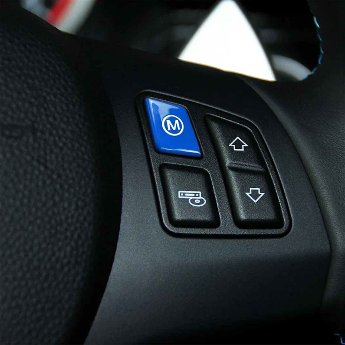 Blue Steering Wheel M Mode Button Mode Switch Button for BMW 3 Series M3 E90-E93