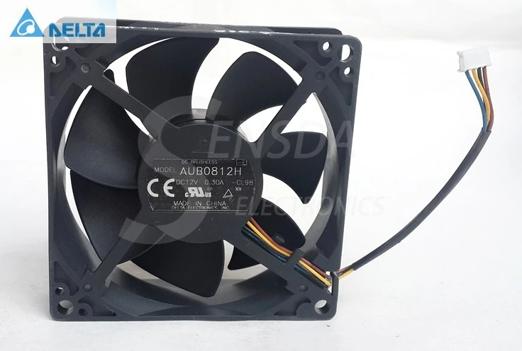 

for delta AUB0812H 8CM 80MM 80*80*25MM 8*8*2.5CM 8025 DC 12V 0.30A server inverter axial blower cooler Cooling fans