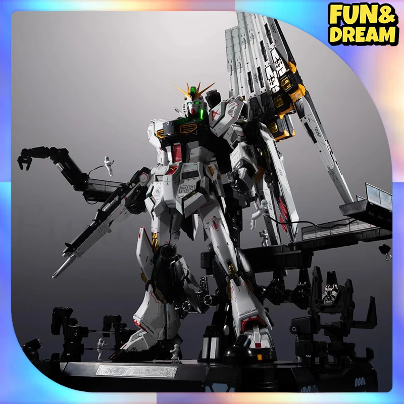 

Bandai металлическая конструкция, мобильный костюм Gundam Uc, аниме-фигурка Rx-93 Nu экшн-фигурка Gundam Fin, воронка, украшение, подарок на день рождения