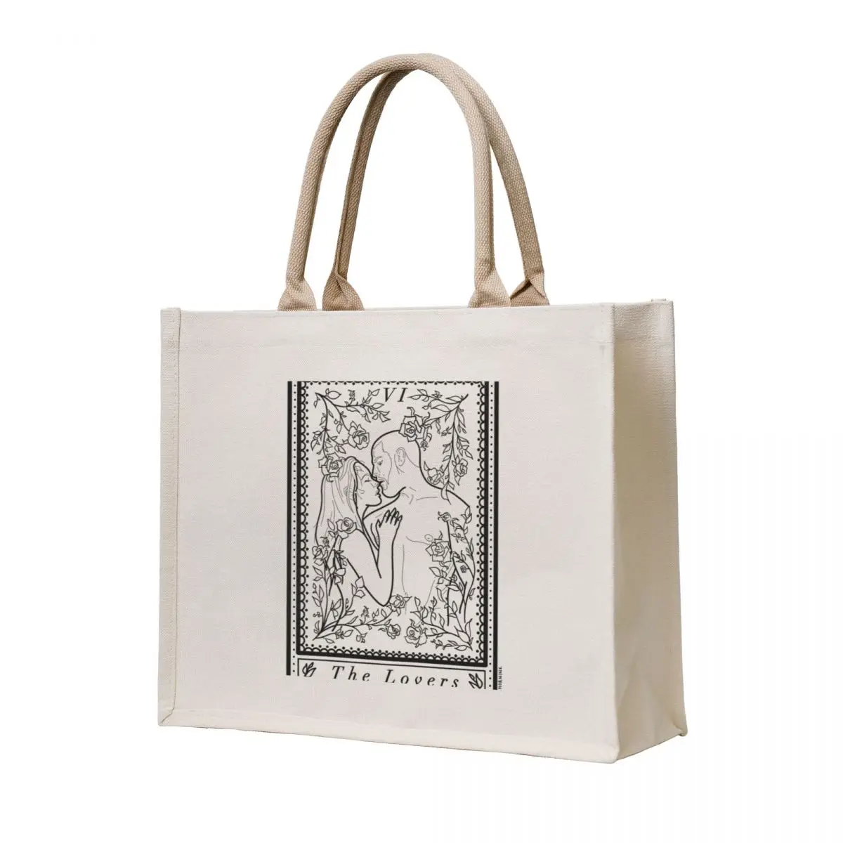 

The Lovers Tarot Card pt 2 Tote Bag Women's shopper Women's tote bag Shopper handbag