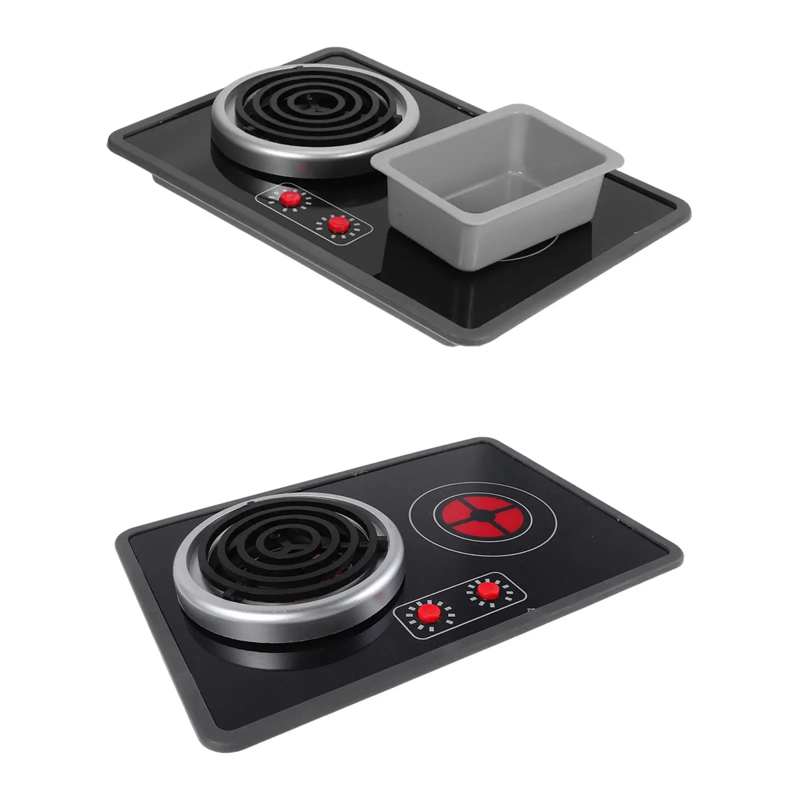 어린이 주방 놀이용 스토브 장난감, 조명과 소리 기능 포함, 실제 요리 도구처럼 보이는 역할놀이 학습 장난감, 남아 여아용