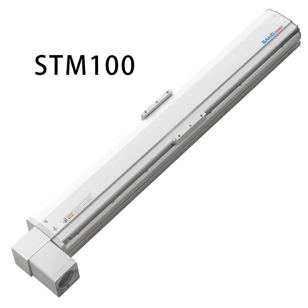SAHO STM100 High Precision Linear Actuator Heavy Load 10-25kg Belt Drive Module Core Motor Bearing Components Aluminum Alloy