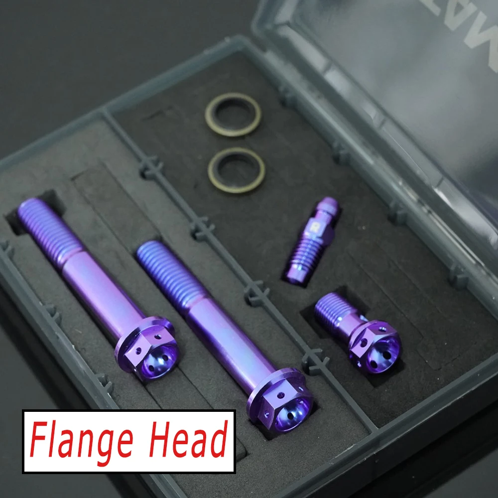 FLAWLESSTI Gr5 Titanium Bolt Radial Brake Caliper Bolt For Brembo M50