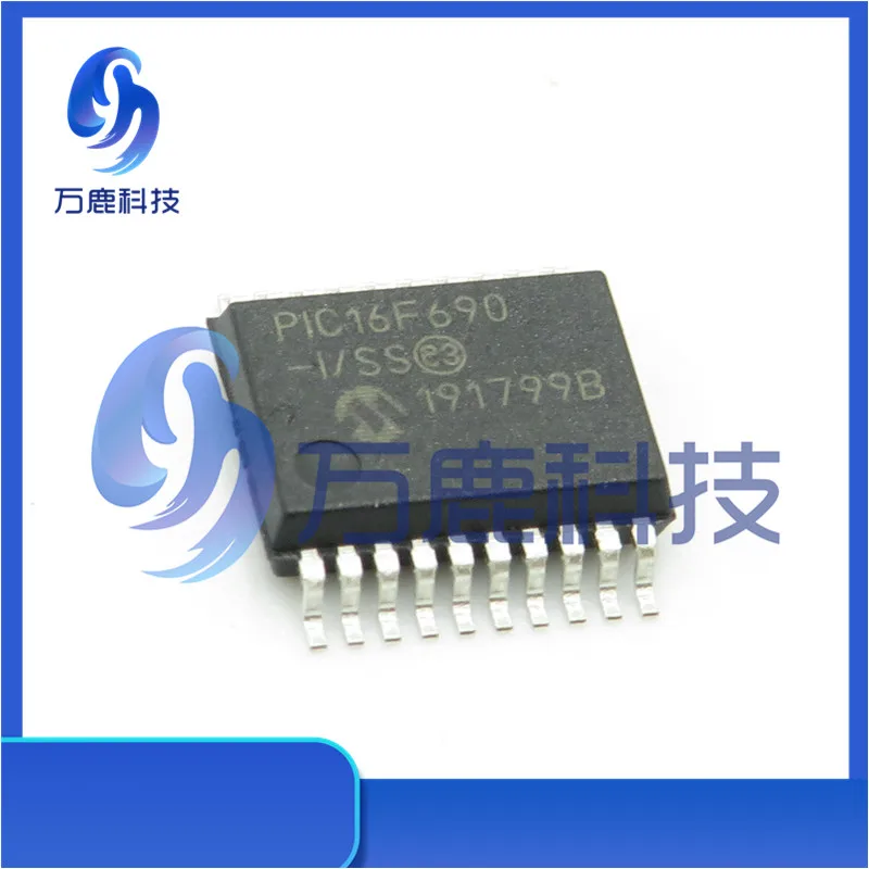 Pic16F690-I/Ss 20 Pin, 7.1 Kb Std Flash, 256 Ram, 18 I/O Pb Free Ssop-20