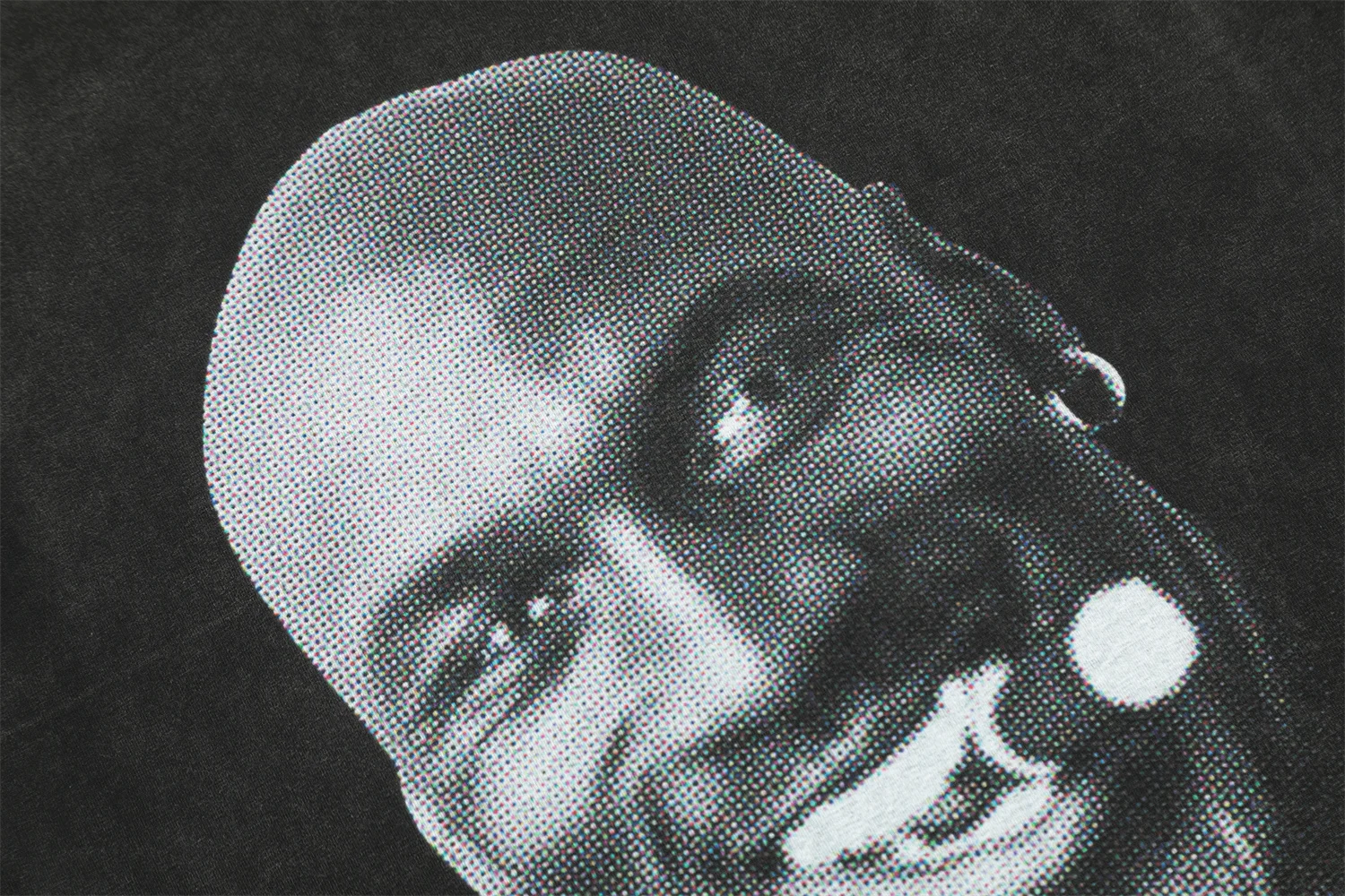 Vintage Michael MJ 23 Big Face Portrait Digital Print Heavyweight Full Cotton Qualily High-Street Tops T-Shirtr For Me