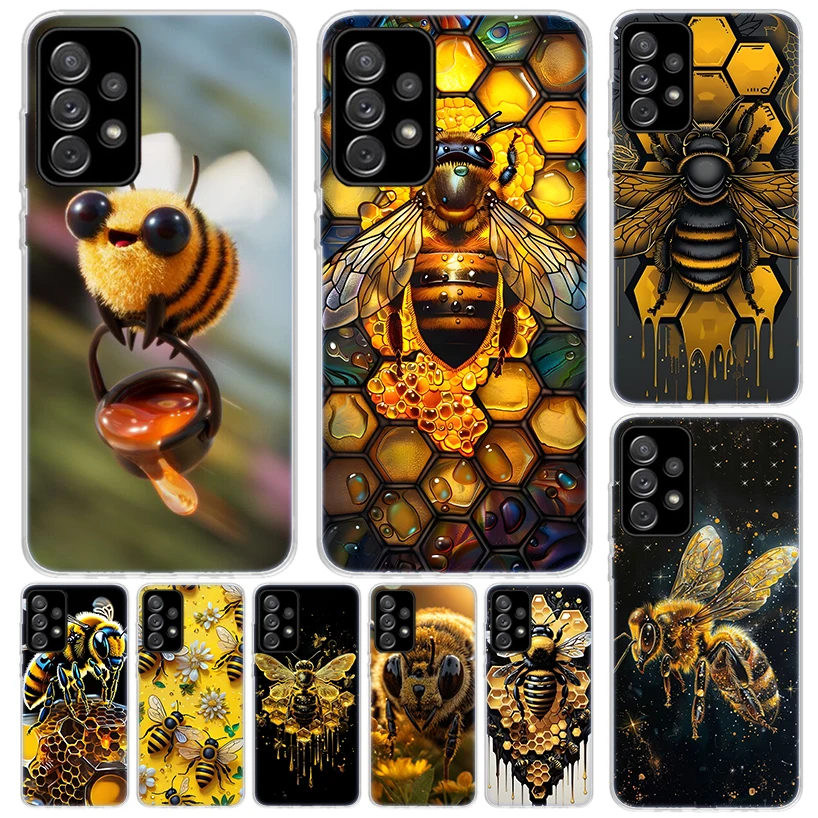 Bee Keeping Honey Animal Phone Case For Samsung Galaxy A15 A14 A54 A16 A13 A53 A12 A52S A55 A22 A23 A24 A32 A33 A34 A25 A35 A05S