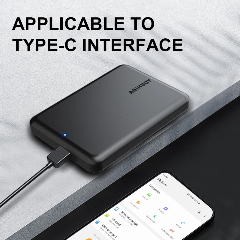 Toshiba External Hard Drive 2.5 Portable Hard Drive HDD 4TB 1TB 2TB USB3.0 for Desktop PC Mac Laptops Gaming Consoles TV PS5