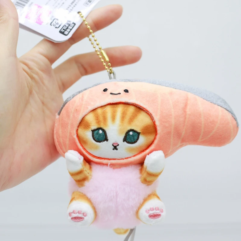 Anime Mofusand Cute Pendants Gudetama Egg Yolk Twin Stars Hamster Salmon Plush Toys Bag Keychain Collect Decoration Kid Gifts