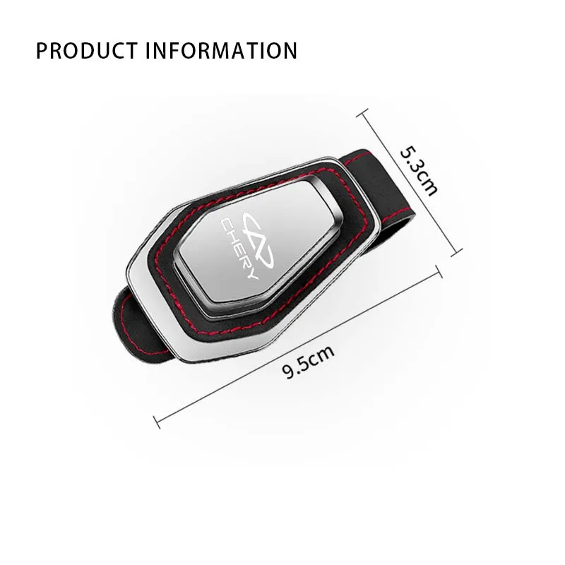 Car Sun Visor Glasses Case Glasses Frame Sunglasses Holder For CHERY TIGGO 8 7 9 5 Pro QQ QQ3 FX EV Arrizo 6 8 Accessories 2024