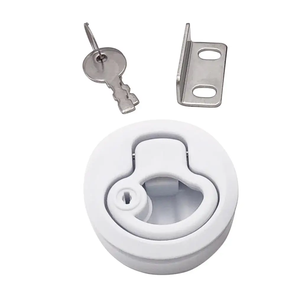 

Pull Nylon Buckle Lock for Flush Pull Latch Boat Hatch Deck Door Well Lid Durable Easy Flush Mount
