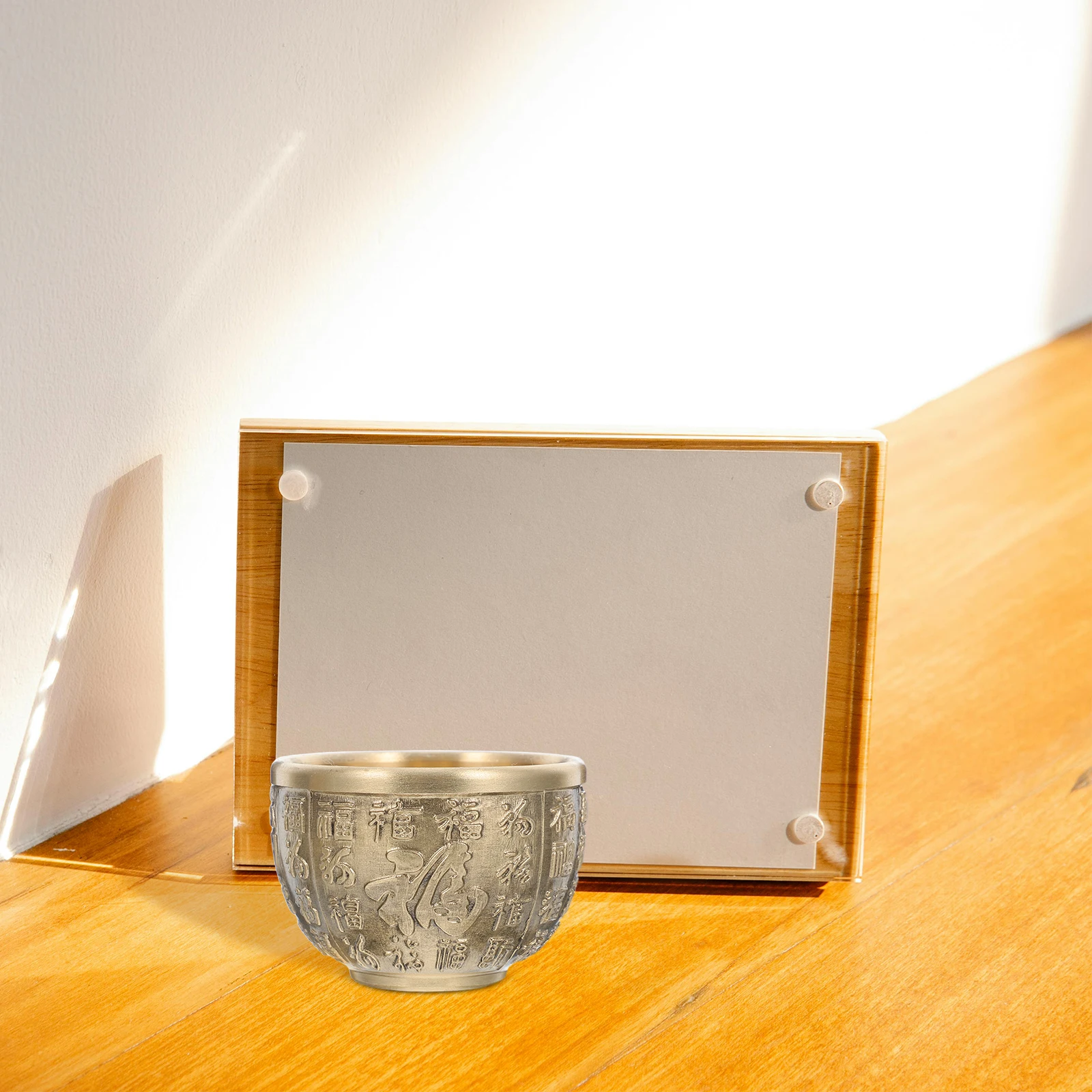 

Brass Treasure Bowl Decoration Home Office Desktop Fortune Wealth Ornament Golden Tone Offering Basin Small Brass Bowls Chinese