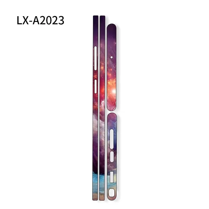 Pegatinas coloridas 3M para Samsung Galaxy s23, S24 Ultra, S22 plus, S22, películas, calcomanía, piel, Material, película lateral, Protector, pegatina