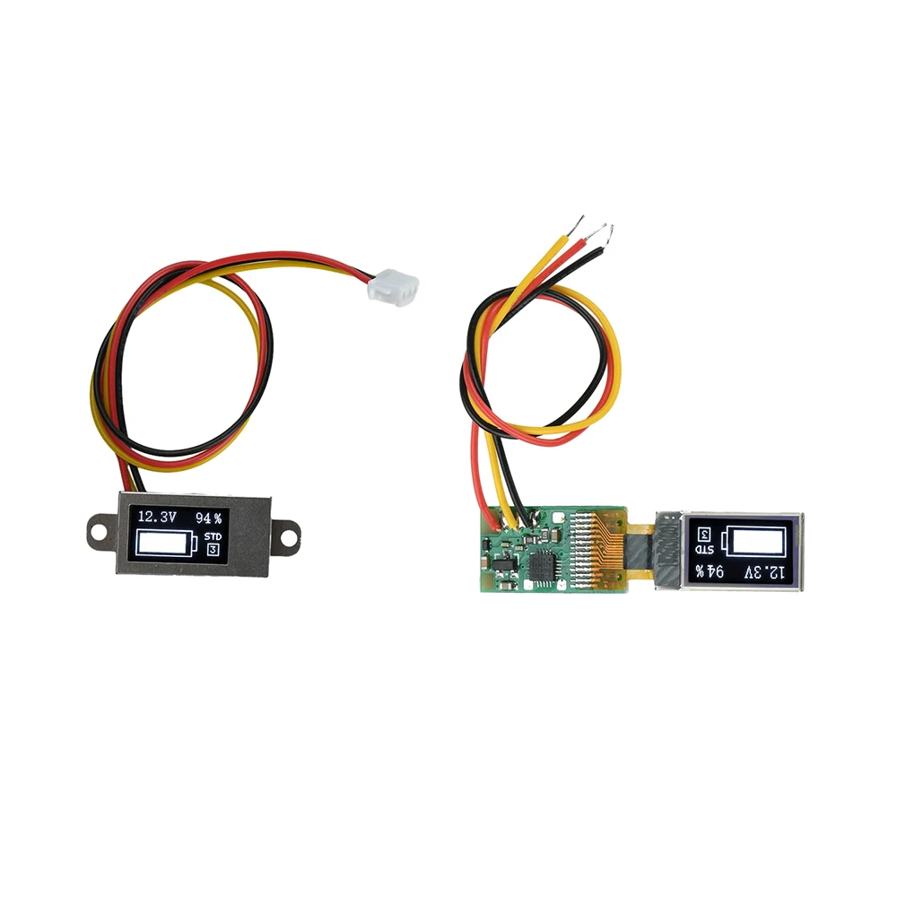 DC 0-30V Ultra-Dünnes Digitales Voltmeter & Batteriemessgerät 0,5-Zoll-OLED-Display Spannungstester 1-6S Einstellbarer Batterie-Ladestandsprüfer – Detail 23