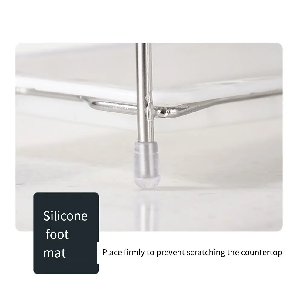 Stainless Steel Kitchen Sink Rack Self-draining Rustproof Drain Rack Organizer Save Space Chopsticks Holder