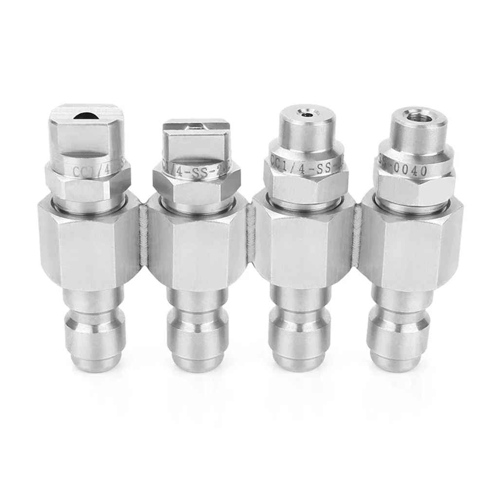 

Powerful Stainless Steel Four Row Nozzle for 2/4GPM Pressure Washers 2540 2510 0010 0040 Reliable Cleaning Accessory