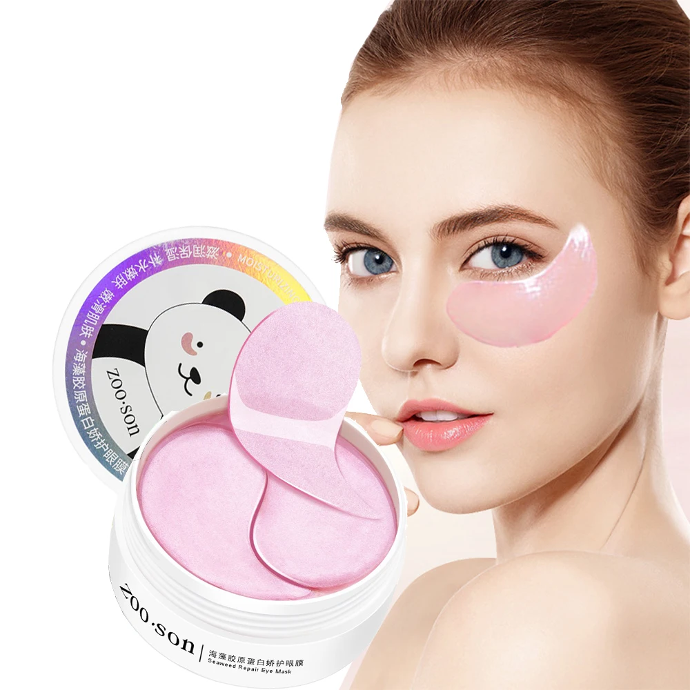 Seaweed Collagen Eye Patches Under The Eyes Gel Patch For Edema Hydrogel Eye Patch From Dark Circles Patches Eye care