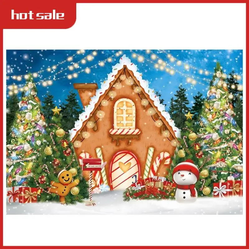 210X150cm عيد الميلاد الزنجبيل الزنجبيل منزل الحلوى منزل خلفيات للتصوير الفوتوغرافي حفلة عيد ميلاد الديكور ، F دائم