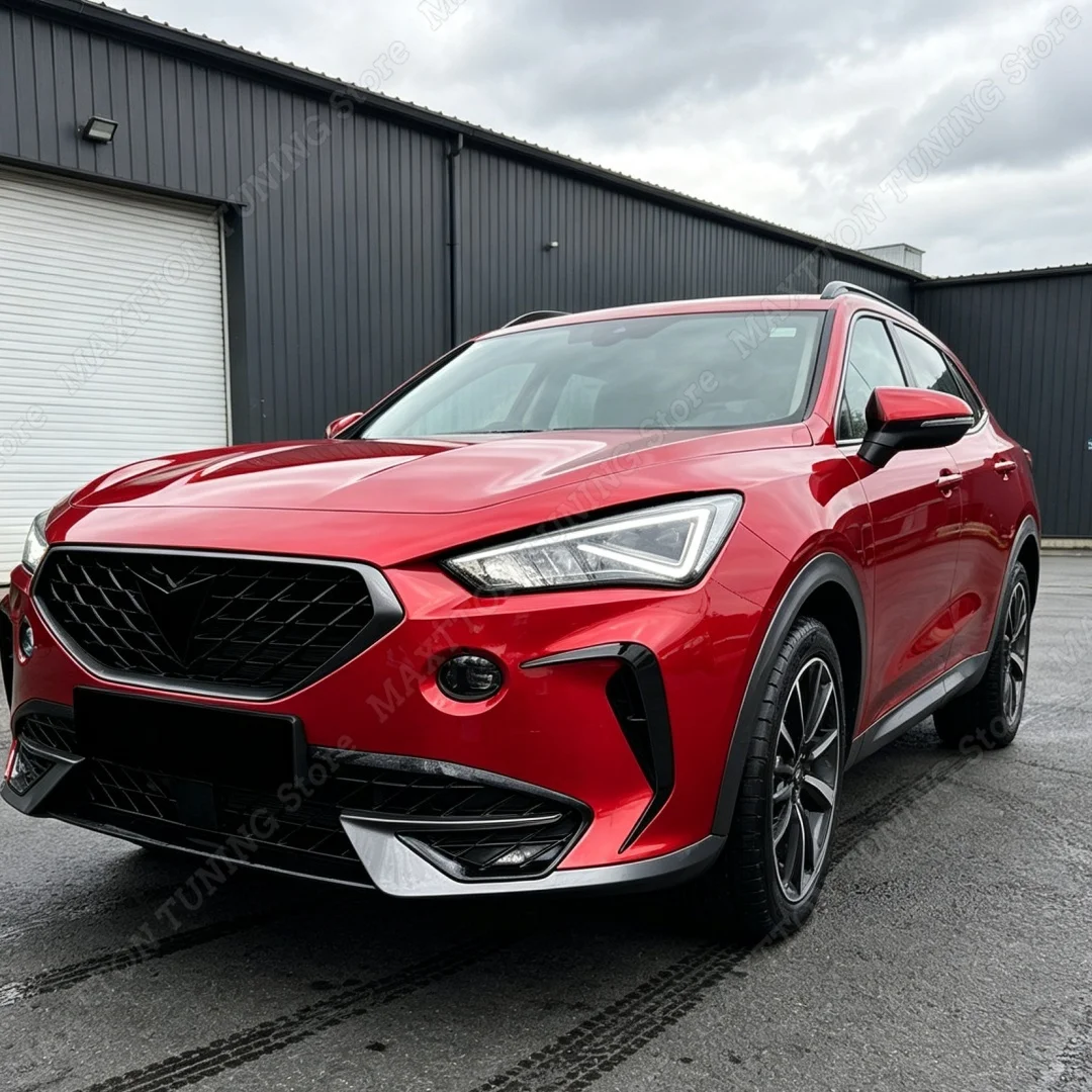 Für Cupra Formentor MK1 TSI VZ VZ3 E-Hybrid 2020-2024 Pre-LCI Frontstoßstange Lufteinlass-Canards Spoiler Splitter Seitenmesser Karosserie-Kit – Detail 6