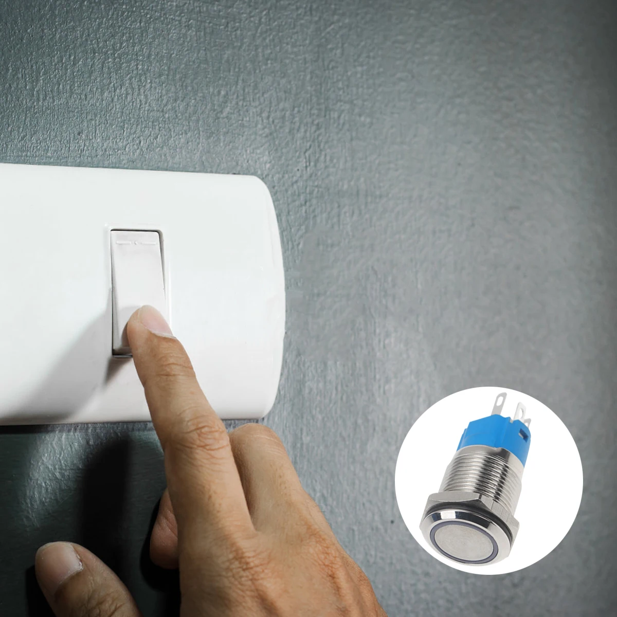 

Switch Switches Waterproof Key Automobile Button Self Lock Push Self-locking