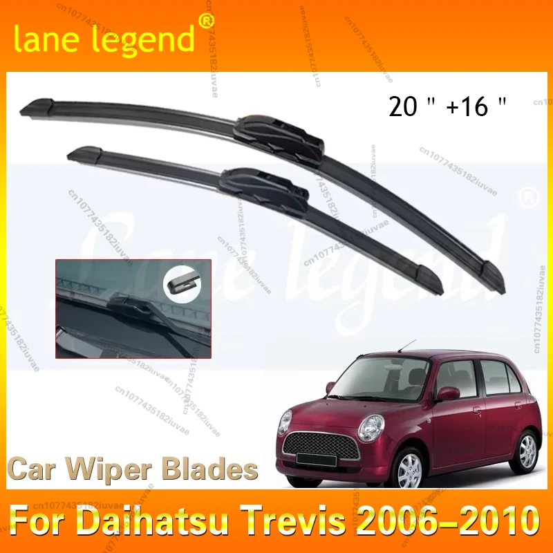 

Car Wiper Blades Front Window Windscreen Windshield Wipers Blades Auto Accessories For Daihatsu Trevis 20"+16" 2006-2010