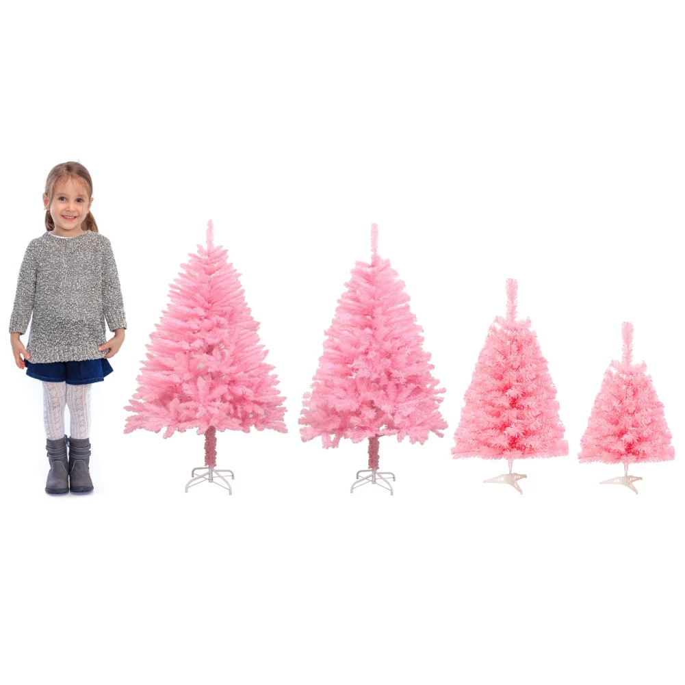 Artificial Classic Pine Christmas Tree with Metal Stand Christmas Ornaments Christmas Decorations