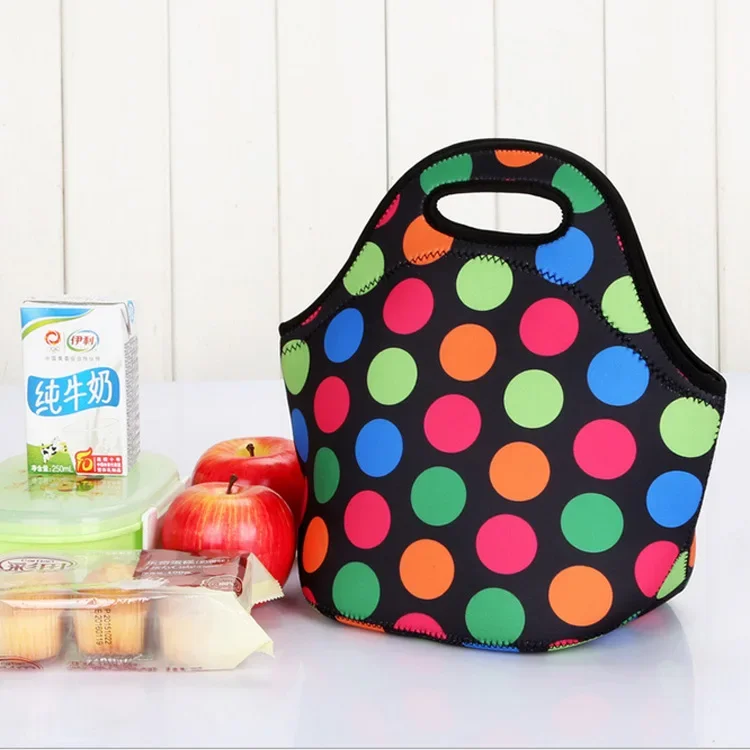 New Waterproof Lunch Bag for Women Kids Men Cooler Lunch Box Bag Tote Canvas Lunch Bag Insulation Package Portable